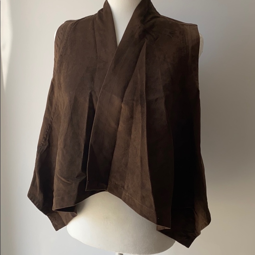 Calvin Klein Jeans vest (suedette material)